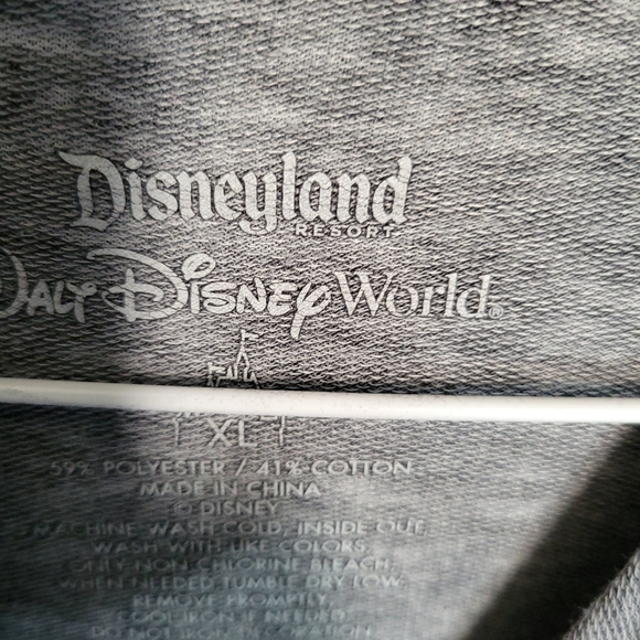 Disneyland Walt Disney World Mickey Mouse distressed Vintage look hoodie size XL - Picture 4 of 5